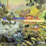 820 3104 OIL PAINTING